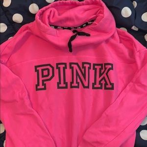 VS Pink Cowl Neck Sweatshirt